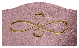 DASHELL-601-BZ-SH-OR Bronze Scroll Shimmer Orchid Background